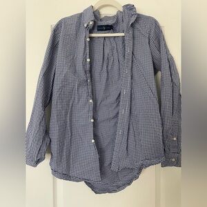 Gingham button up shirt